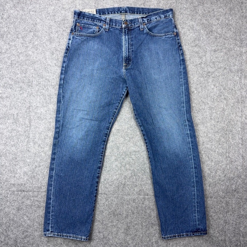 Polo Ralph Lauren Jeans Mens 34x30 Blue Cortlandt 300 Straight Leg Cotton Denim